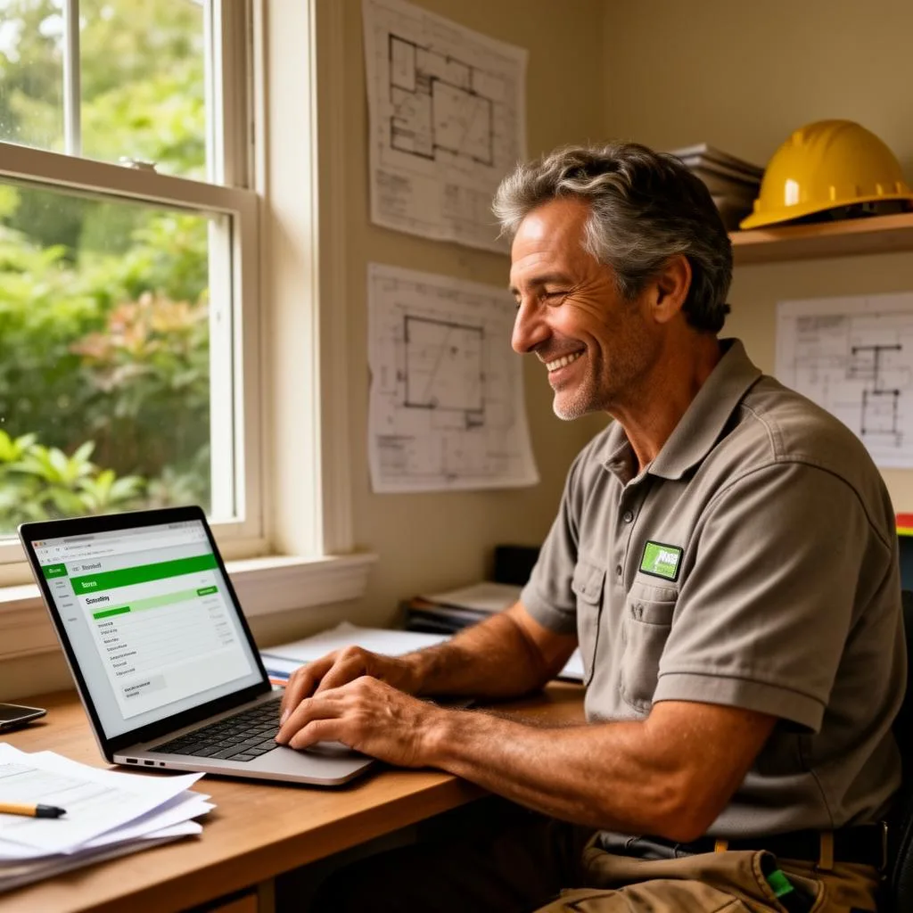 Dashboard-Karte mit strukturiertem Lead-Profil: Gartenstil, Fläche, geschätztes Auftragsvolumen
